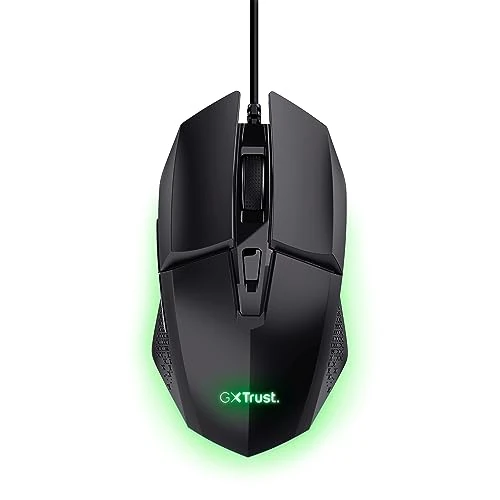 Oferta limitada: Trust Gaming GXT 109 Felox Ratón Gaming con 6 Botones Programables, Iluminación LED Multicolor, Software Incluido, 200-6400 dpi, Cable USB 150 cm, Mouse Gamer para PC/Portátil - Negro de 14.99 EUR a 9.99 EUR (ahorro 33%)
