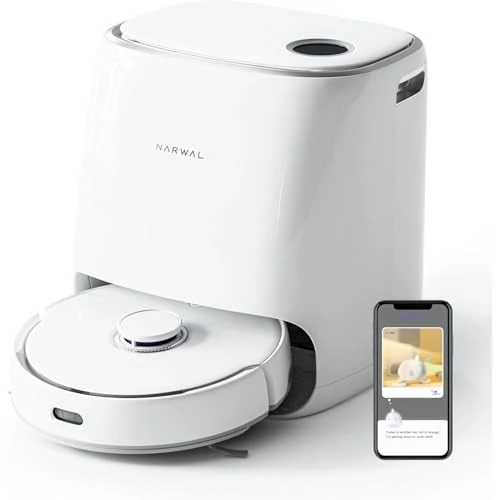 Oferta limitada: NARWAL Freo Robot Aspirador con función de Limpieza y Base automática (Modo freo y detección de Suciedad DirtSense, mopas giratorias, Limpieza de Bordes Smart-Swing, Secado por Aire Caliente) de 249.00 EUR a 249.00 EUR (ahorro 0%)