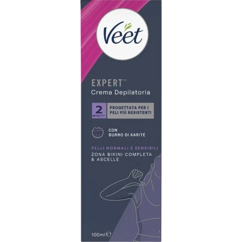 Offerta a tempo: Veet Expert Crema Depilatoria Bikini & Ascelle per Pelli Normali e Sensibili 100 ml - 0.00% da 3.45 € a 3.45 €