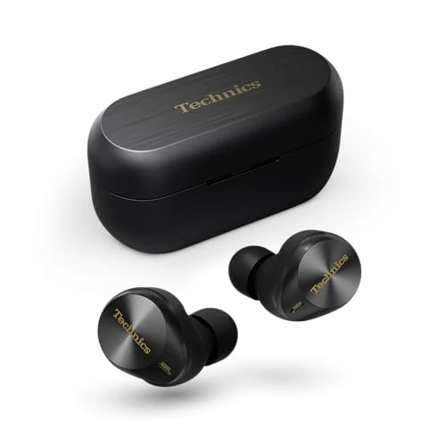 Offerta a tempo: Technics EAH-AZ80E-K Auricolari Wireless con Noise Cancelling, Bluetooth Multipoint 3 Dispositivi, Confortevoli Auricolari In-Ear, Ricarica Senza Fili, Nero - 35% da 259.00 € a 169.00 €