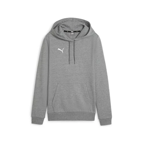 Offerta a tempo: Puma teamGOAL Casuals Hoody Wmn - Maglione da Donna, Medium Gray Heather-Puma White, - 18% da 49.95 € a 40.92 €