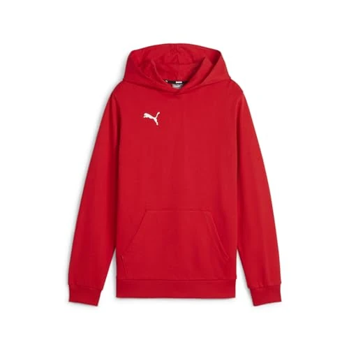 Limited-time offer: PUMA Boys Teamgoal Casuals Hoody Jr Pullover, Puma Red-puma White, 164 EU from 30.02 GBP to 30.02 GBP (save 0%)