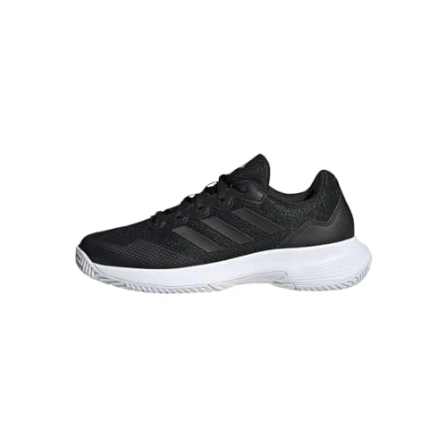 Adidas Damen Gamecourt 2.0 Tennis Shoes, Core Black/Core Black/Silver, 38 EU