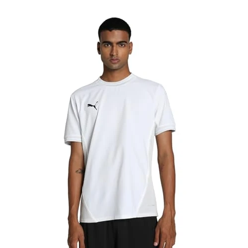 PUMA Teamfinal Maglia da Calcio, Bianco Black-Piuma Grigio, L Unisex-Adulto