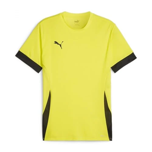 Offerta a tempo: PUMA teamGOAL Matchday Jersey - Maglietta da Calcio Adulti Unisex, Fluro Yellow PES-PUMA Black-PUMA Black, - 0.00% da 16.71 € a 16.71 €