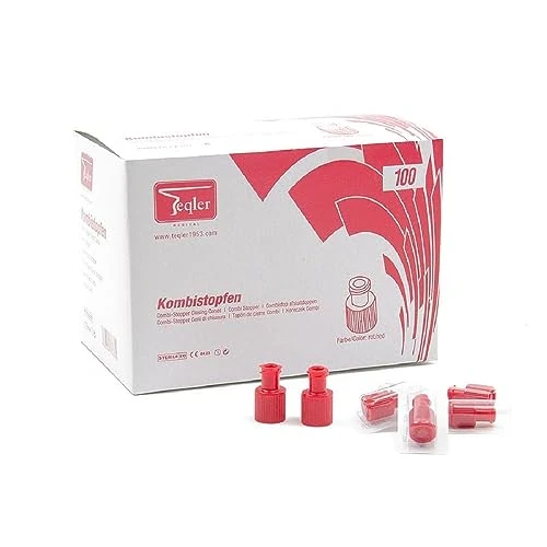 Offre limitée : Teqler Luer-Lock Lot de 100 bouchons rouges de 8.71 € à 8.71 € (0.00% de remise)