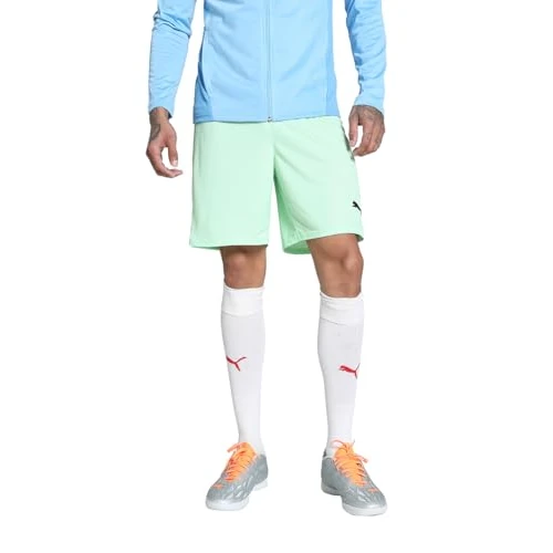Offerta a tempo: Puma teamGOAL Shorts - Pantaloncini in Maglia Adulti Unisex, Fresh Mint-Puma Black, 705752 - 0.00% da 17.90 € a 17.90 €