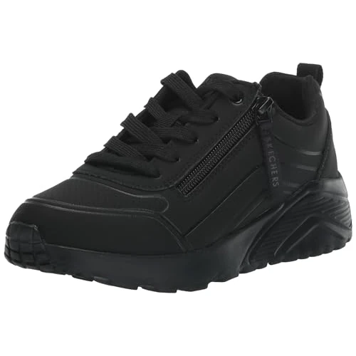 Skechers Meisjes Eden Lx Sneakers, Black Synthetic Black Trim, 27.5 EU