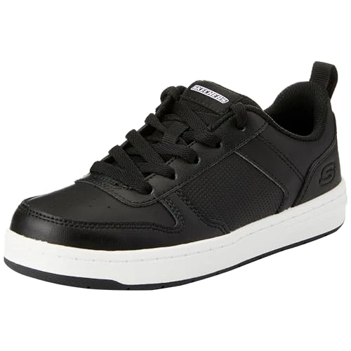 Skechers Street Boys Company Black Synthetic/White Trim, 43 EU, zwart, synthetisch, witte rand, 43 EU