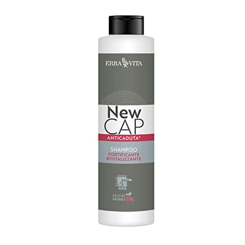 ERBA VITA Newcap Anti-Fall-Shampoo, kosmetisches Produkt, basierend auf Pflanzenextrakten, ideal zur Wiederherstellung von Vitalität und Glanz, stärkt das Haar - 250 ml