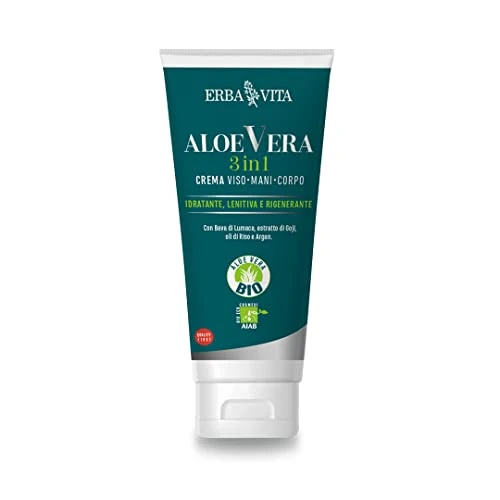 Trawa Vita Aloe vera 3 w 1 krem do twarzy, dłoni i ciała z ślimakiem, ślimak zadziorami i olejkami ryżowymi i arganowymi - 200 ml