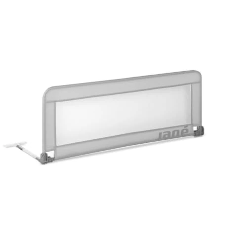 Zeitlich begrenztes Angebot: Jané Klappbares Kinderbettgitter 110 cm, Extra Hoch, Atmungsaktiv, inkl. Transporttasche, Grau von 33.95 € auf 28.79 € (15% Rabatt)