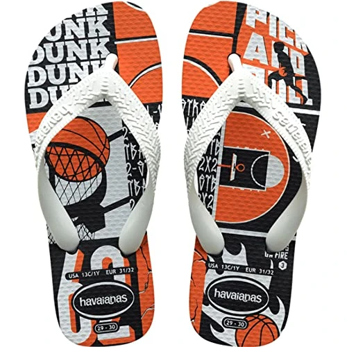 Havaianas - Athletic, Tongs Confortables, Légères et Pratiques, Designs Amusants, Lanières Larges et Semelle Antidérapante, Garçon