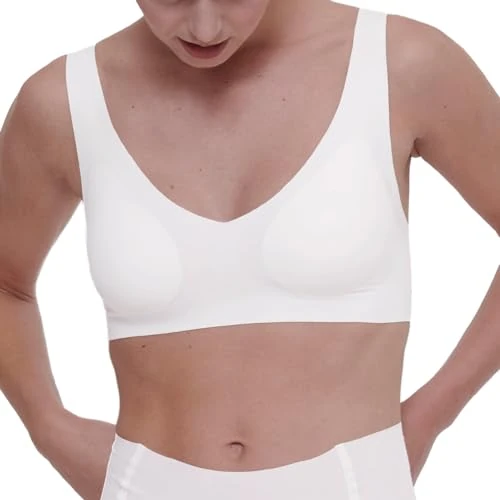 Zeitlich begrenztes Angebot: Sloggi Damen Zero Feel 2.0 Bralette, Silk White, L von 39.00 € auf 31.96 € (18% Rabatt)