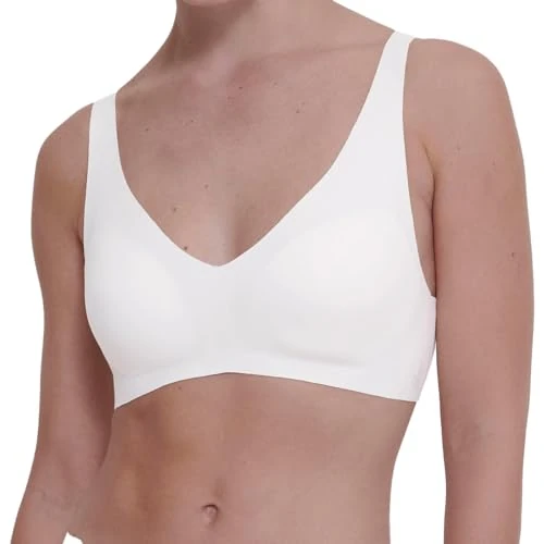 Offerta a tempo: sloggi Zero Feel 2.0 Soft Bra, Regiseno Donna, Silk White, XL - 10% da 43.00 € a 38.64 €