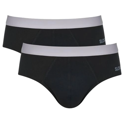 Sloggi Herren GO ABC 2.0 Brief 2P, Black, M