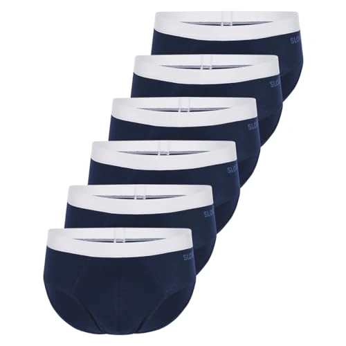 Sloggi Herenondergoed (verpakking van 6), marineblauw, S
