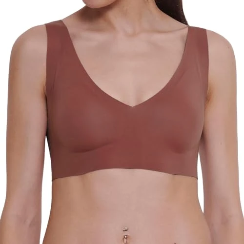 sloggi Zero Feel 2.0 Bralette, Regiseno Donna, Burnt Henna, XS