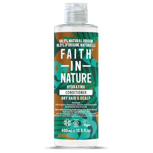 Faith in Nature Balsamo Naturale al Cocco, Idratante, Vegano e Non Testato su Animali, Senza SLS e Parabeni, Capelli Normali o Secchi, 400 ml