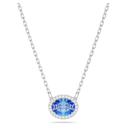 Oferta limitada: Swarovski Collar Constella, Cristal Azul, Talla Ovalada, Baño de Rodio de 119.00 EUR a 82.39 EUR (ahorro 31%)