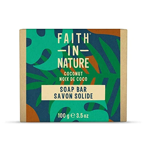 Offerta a tempo: Faith In Nature Saponetta Naturale al Cocco, Idratante, Vegana e Cruelty Free, Senza SLS e Parabeni, 100 g - 25% da 3.99 € a 3.00 €