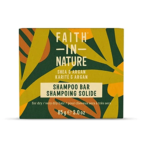 Offerta a tempo: Faith In Nature Shampoo Solido Naturale al Burro di Karité e Argan, Nutriente, Vegano e Cruelty Free, Senza SLS e Parabeni, per Capelli da Secchi a Molto Secchi, 85 g - 33% da 10.20 € a 6.79 €