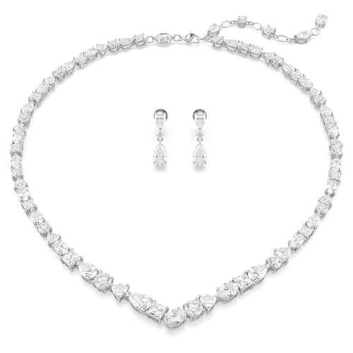 Tijdelijke aanbieding: Swarovski Mesmera set, Verschillende slijpvormen, Wit, Rodium toplaag van 380.00 € naar 303.95 € (20% korting)