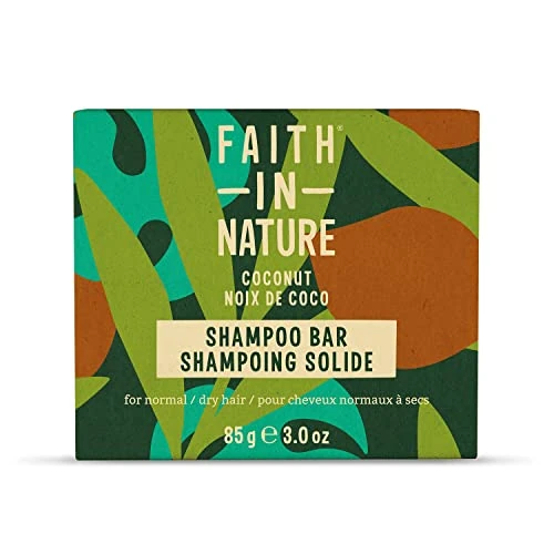 Offerta a tempo: Faith In Nature Shampoo Solido Naturale al Cocco e Burro di Karité, Idratante, Vegano e Cruelty Free, Senza Parabeni e SLS, per Capelli da Normali a Secchi, 85 g - 39% da 7.99 € a 4.85 €
