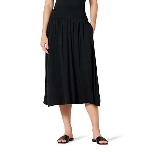 Offerta a tempo: Amazon Essentials Longuette Pull-on in Jersey Donna, Nero, XS - 23% da 20.40 € a 15.80 €