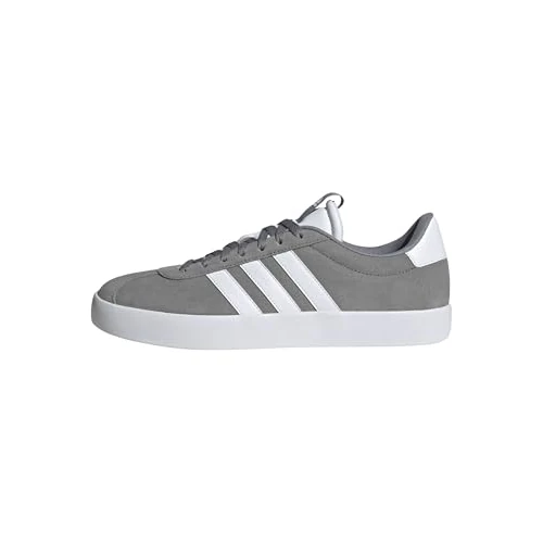 adidas Hombre VL COURT 3.0 SHOES, Grey Three / Cloud White / Cloud White, 40 EU