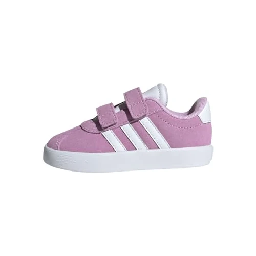 adidas VL Court 3.0 K, Kapcie, Rdzeń Czarny/Rdzeń Czarny/Węgiel, 22 EU, Czarny rdzeń czarny węgiel, 22 EU