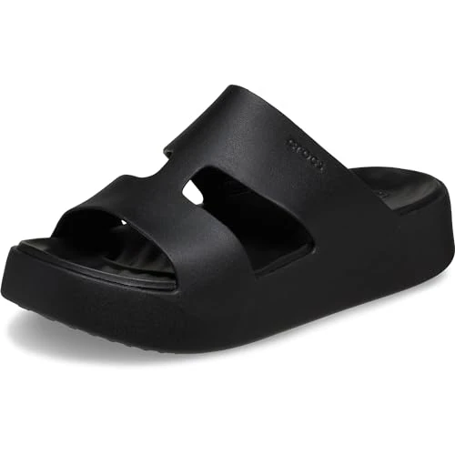 Zeitlich begrenztes Angebot: Crocs Herren Getaway Platform H-Strap Sandalen, Black, 36/37 EU von 44.99 € auf 31.49 € (30% Rabatt)