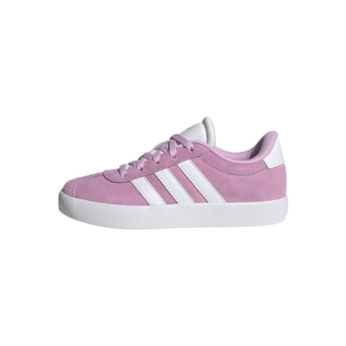 Offerta a tempo: adidas Unisex - Bambini e Ragazzi VL Court 3.0 Shoes, Bliss Lilac/Cloud White/Grey Two, 28 EU - 50% da 50.00 € a 24.91 €