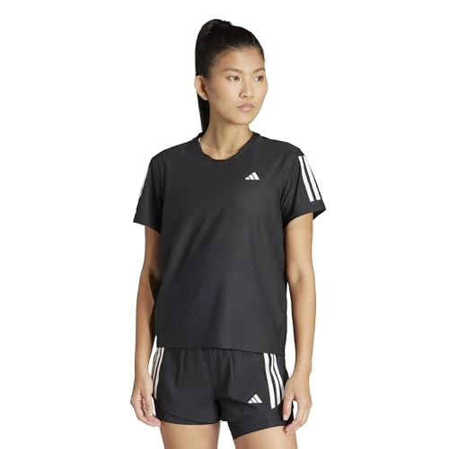 Oferta limitada: Adidas Mujer Own The Run Base tee, Black/Reflective, XXS de 35.00 EUR a 18.54 EUR (ahorro 47%)