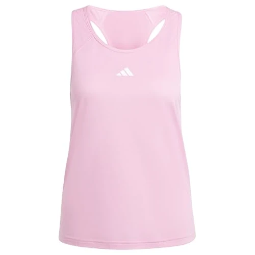 adidas Dames Train Essentials Minimal Branding Racerback Tank Top, bliss pink, XS