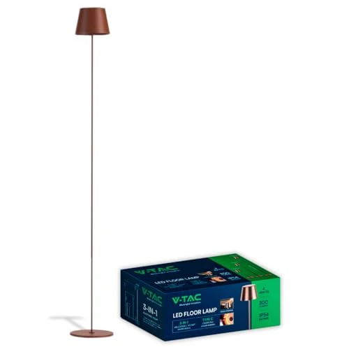 Oferta limitada: V-TAC VT-7544 Lámpara de pie led Regulable en Aluminio corten Regulable en Altura 50cm-130cm Carga USB - SKU 7008 de 107.99 EUR a 107.99 EUR (ahorro 0%)