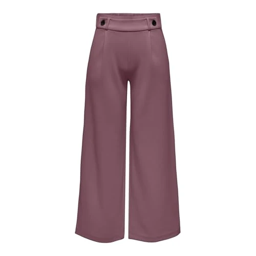 Tijdelijke aanbieding: Jackeline de Yong Damesbroek, breed gesneden, Rose Brown/Detail: zwarte knoppen, 32 NL/S/L van 29.99 EUR naar 29.99 EUR (korting 0%)