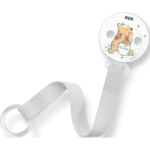 Zeitlich begrenztes Angebot: NUK Disney Winnie Puuh Schnullerband & Clip | Für alle Schnuller mit und ohne Ring | Robust und Bruchsicher | 1 Stück von 5.99 € auf 5.99 € (0.00% Rabatt)