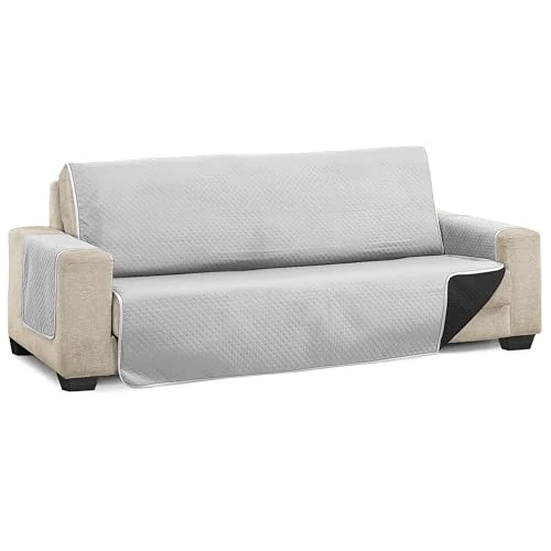 Martina Home Diamond XL 2 Seater Sofa Cover - Grey/Black