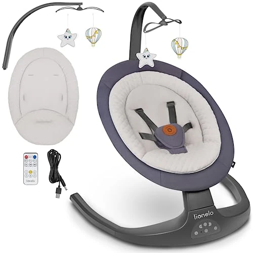 Offerta a tempo: LIONELO Ralf Sdraietta Altalena Elettrica 2 in 1 per Neonati Dalla Nascita - 0.00% da 89.99 € a 89.99 €