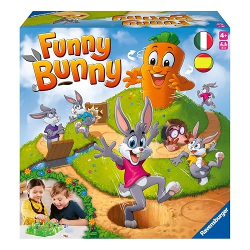 Offerta a tempo: Ravensburger - Funny Bunny | Gioco Da Tavolo 2-4 Giocatori | Giochi Bimbo 4 Anni O — 33% da 24,99 € a 16,67 €