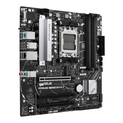 Offerta a tempo: ASUS B650EM MAX GAMING WIFI, Scheda Madre AMD mATX, Slot DDR5, PCIe 5.0 Ready, Tre Slot M.2, Wi-Fi 6, Ethernet Realtek 1Gb, DisplayPort, HDMI, Porte USB-A e USB-C da 10Gbps, BIOS FlashBack, Aura Sync - 42% da 223.00 € a 130.20 €