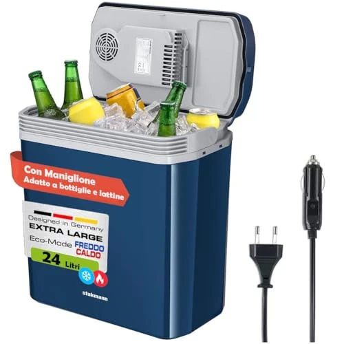 Offre limitée : Réfrigérateur électrique portable pour voiture de 24 litres, mini réfrigérateur avec poignée ergonomique, prise 230 V et 12 V, mode froid et chaud, idéal pour camion, voiture, bateau, camping de 69.90 € à 63.55 € (9% de remise)