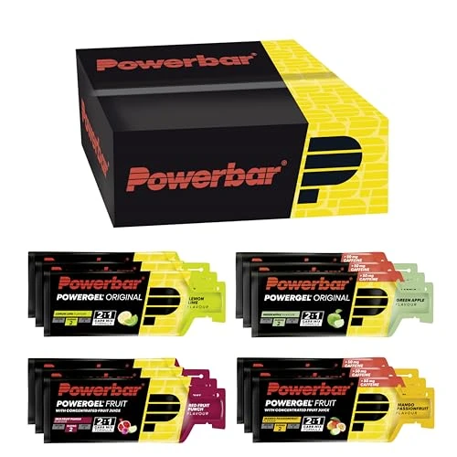 Offerta a tempo: Powerbar - PowerGel Multiflavour Box - 12x41g - Gel energetico ad alto contenuto di carboidrati - Sodio - 0.00% da 25.99 € a 25.99 €