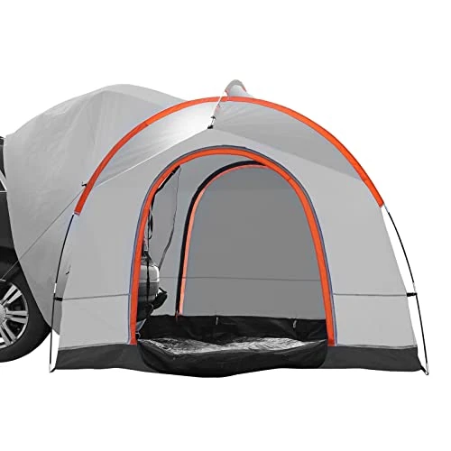Offerta a tempo: VEVOR Tenda da campeggio per SUV, attacco con borsa trasporto, impermeabile PU2000 mm, tenda doppio strato per camion, ospita 6-8 persone - 5% da 133.90 € a 126.90 €