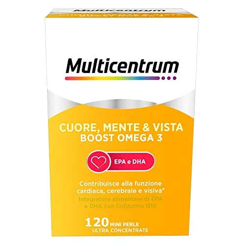 Offerta a tempo: Multicentrum Omega3 Cuore, Mente & Vista Boost Omega 3 — 38% da 44,90 € a 27,99 €