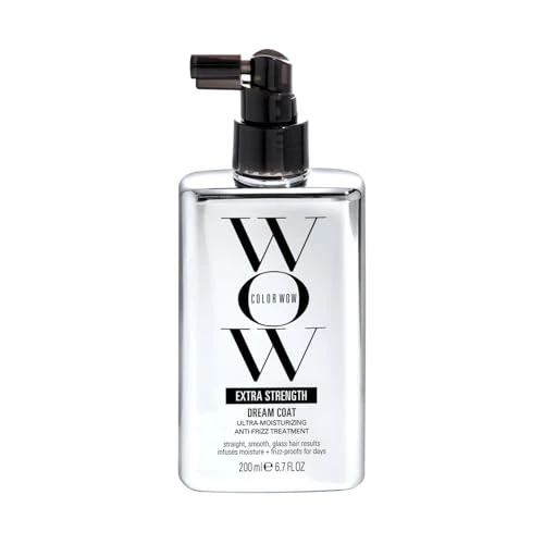 Limited-time offer: COLOR WOW Extra Strength Dream Coat – Powerful Anti-Frizz Spray for Curly Hair, Ultra Moisturising Humidity-Proof Treatment for Frizz-Prone Hair, 200ml from 32.00 £ to 17.85 £ (save 44%)