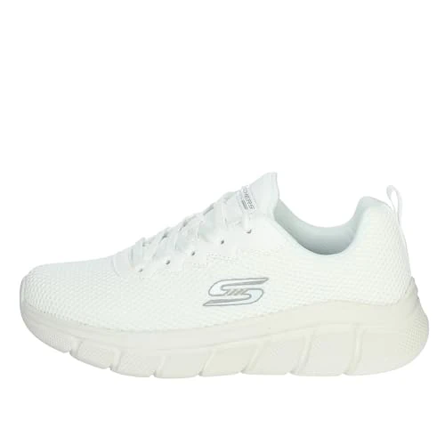 Skechers Męskie buty sportowe BOBS B Flex CHILL Edge, Off White Knit, 39 EU, Dzianina złamana biel, 40 EU