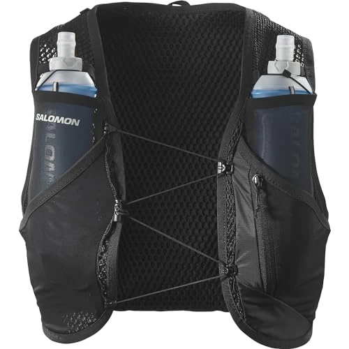 Offre limitée : Salomon Active Skin 8 Set, Poches Poitrine Easy Hydration, Precision SensiFit Comfort, Rangement Marathon avec Poches sécurisées, Gilet de Trail Running de 115.00 € à 79.90 € (31% de remise)