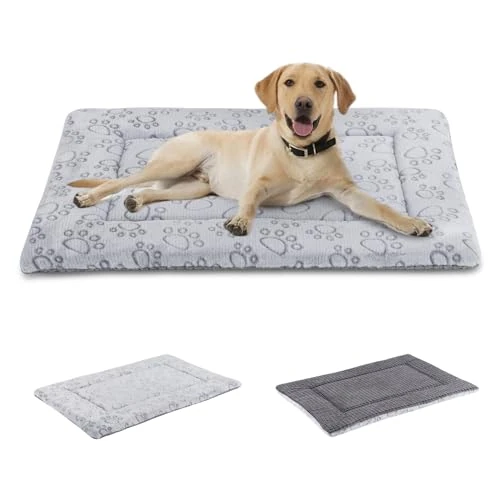 Oferta limitada: IEUUMLER Colchoneta para Perros y Gatos Cama, Cojín para Mascotas Suave cálido Lavable y Duradero de Doble Uso, Colchón para Perros Grandes y Medianos FC014 (Gris,45 * 33cm) de 14.99 EUR a 14.99 EUR (ahorro 0%)